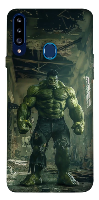 Чохол на Samsung Galaxy A20s Angry Hulk фото 1 з 1