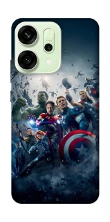Чехол на Oppo Reno 14 Marvel heroes фото 1 из 1