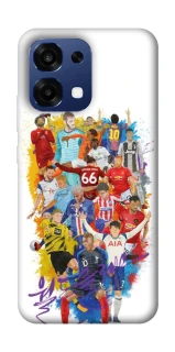 Чехол на Oppo A6 Pro 4G/5G Football Abstract v2 фото 1 из 2