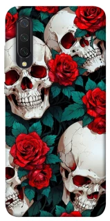 Чохол на Xiaomi Mi CC9 / Mi 9 Lite skull and rose фото 1 з 1