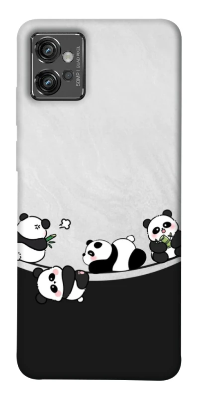 Чехол на Motorola Moto G32 Four pandas фото 1 из 1