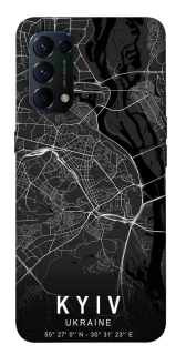 Чохол на Oppo Reno 5 4G Kyiv map фото 1 з 1