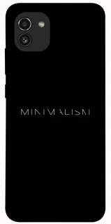 Чохол на Samsung Galaxy A03 Minimalism фото 1 з 1