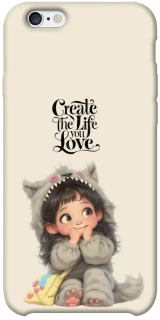 Чехол на Apple iPhone 6/6s plus (5.5") Create the life you love фото 1 из 1