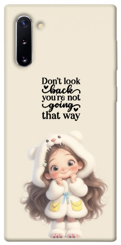 Чехол на Samsung Galaxy Note 10 Don't look back фото 1 из 1