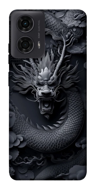 Чохол на Motorola Moto G04 black dragon фото 1 з 1