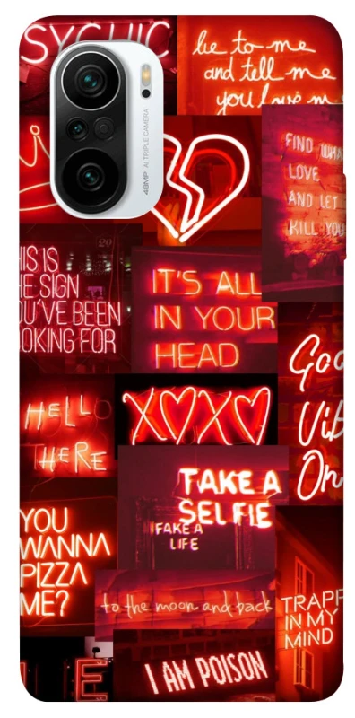 Чохол на Xiaomi Redmi K40 / K40 Pro / K40 Pro+ / Poco F3 Love collage ver.7 фото 1 з 1