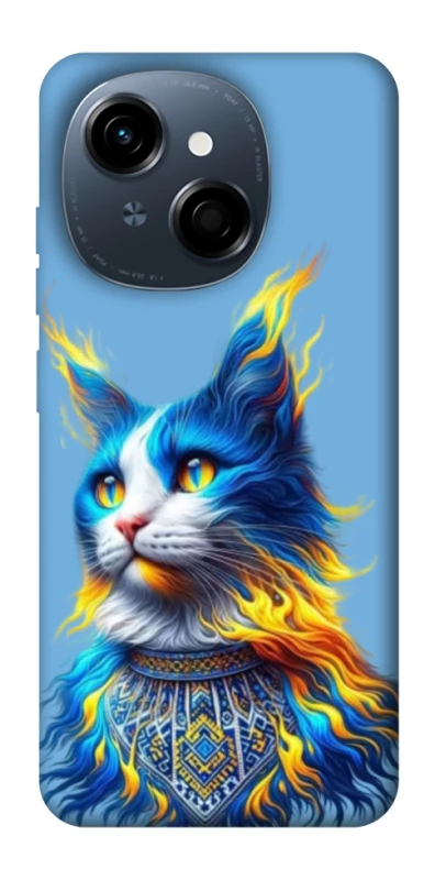 Чехол на TECNO Spark Go 1 Кот патриот фото 1 из 1