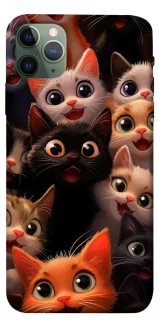 Чохол на Apple iPhone 11 Pro Max (6.5") happy cats фото 1 з 1