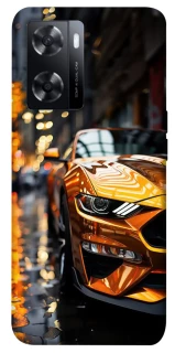 Чохол на Oppo A77s Golden sports car фото 1 з 1