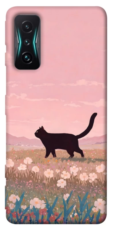 Чохол на Xiaomi Redmi K50 Gaming cat on a field фото 1 з 1