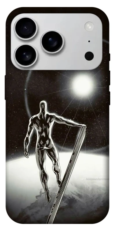 Чохол на Apple iPhone 17 Pro Max (6.9") Срібний серфер фото 1 з 1