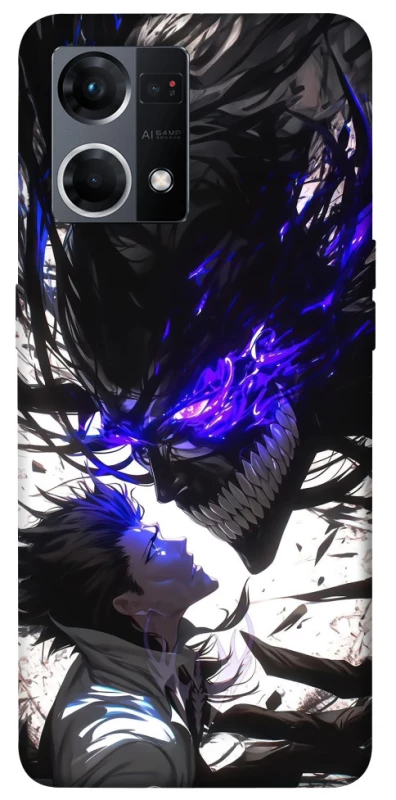 Чохол на Oppo Reno 7 4G Black soul anime фото 1 з 1