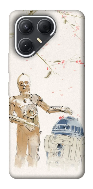 Чехол на TECNO Pova 7 Star Wars robots фото 1 из 1