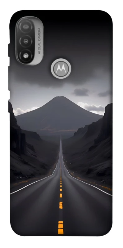 Чохол на Motorola Moto E20 Black mountains фото 1 з 1