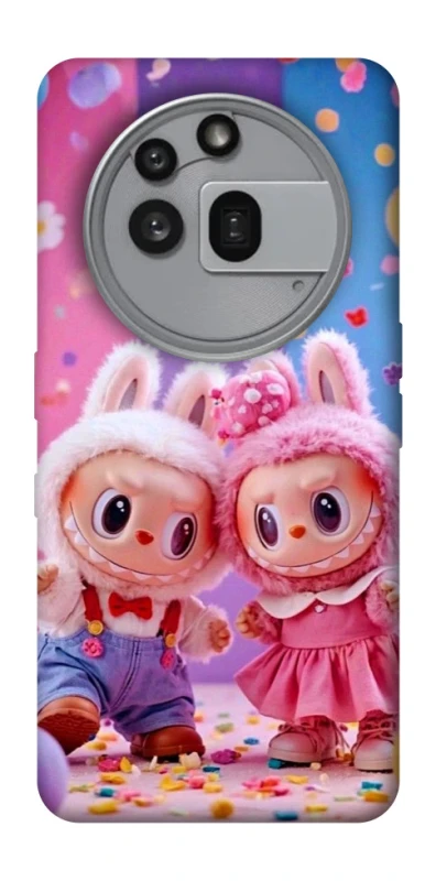 Чохол на Nothing Phone (3a) Pro Labubu twins ver.3 фото 1 з 1