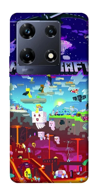 Чохол на Infinix Note 30 Pro Minecraft world фото 1 з 1