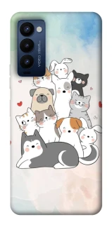 Чохол на TECNO Camon 18 Pro Funny Pets ver.2 фото 1 з 1