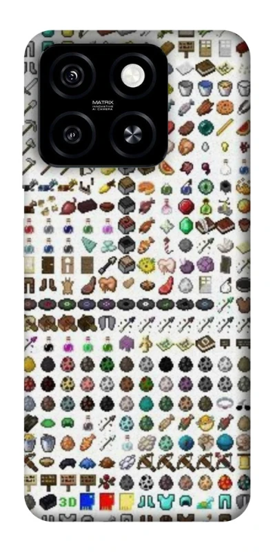 Чохол на ZTE Blade A55 4G Minecraft v2 фото 1 з 1