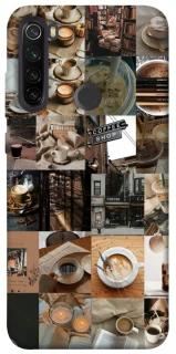 Чохол на Xiaomi Redmi Note 8T Coffee collage ver.3 фото 1 з 1