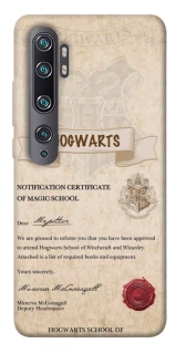 Чехол на Xiaomi Mi Note 10 / Note 10 Pro / Mi CC9 Pro The Hogwarts acceptance letter фото 1 из 1