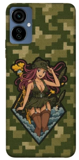 Чохол на TECNO Camon 19 Neo Military Waifu фото 1 з 1