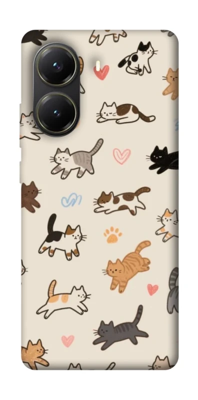 Чохол на Xiaomi Poco X6 Pro Cat style ver.2 фото 1 з 1