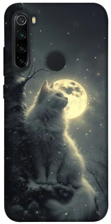 Чохол на Xiaomi Redmi Note 8 Кіт під місяцем фото 1 з 1