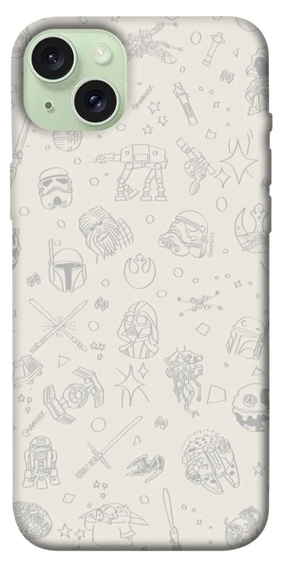 Чохол на Apple iPhone 15 Plus (6.7") Star Wars background ver.1 фото 1 з 1