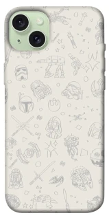 Чехол на Apple iPhone 15 Plus (6.7") Star Wars background ver.1 фото 1 из 1