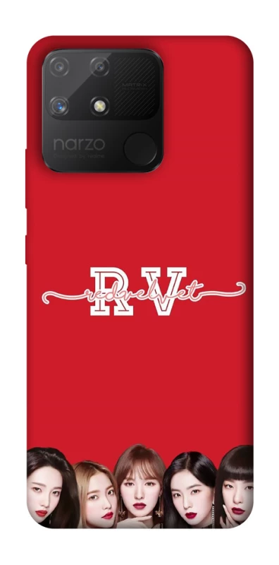 Чохол на Realme Narzo 50A RED VELVET v3 фото 1 з 1