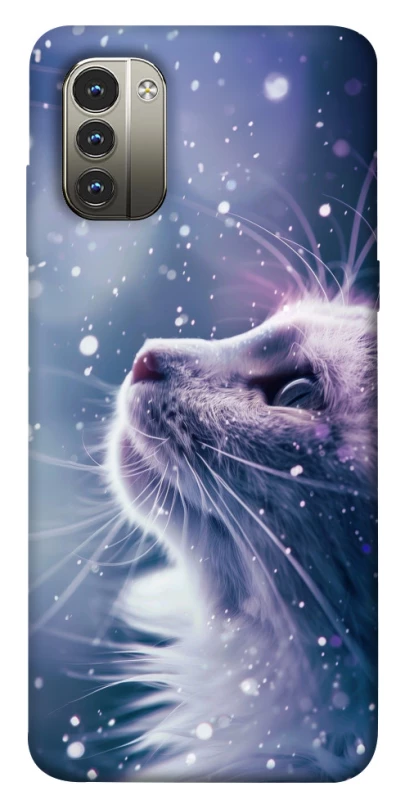 Чехол на Nokia G11 Snow cat фото 1 из 1