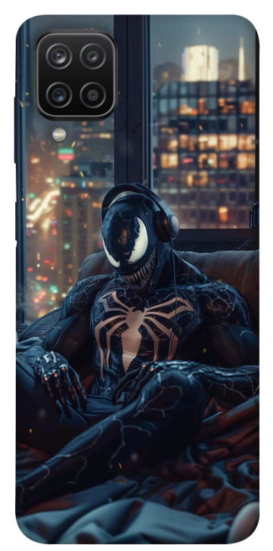 Чехол на Samsung Galaxy A12 Venom earphones фото 1 из 1