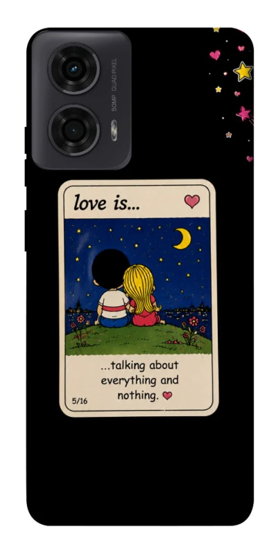 Чохол на Motorola Moto G24 Love is ver.6 фото 1 з 1