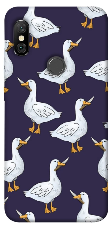 Чохол на Xiaomi Redmi Note 6 Pro Гуси з претензією фото 1 з 1