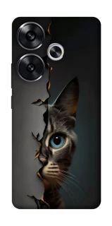 Чехол на Xiaomi Poco F6 Кот-подглядыватель v2 фото 1 из 1