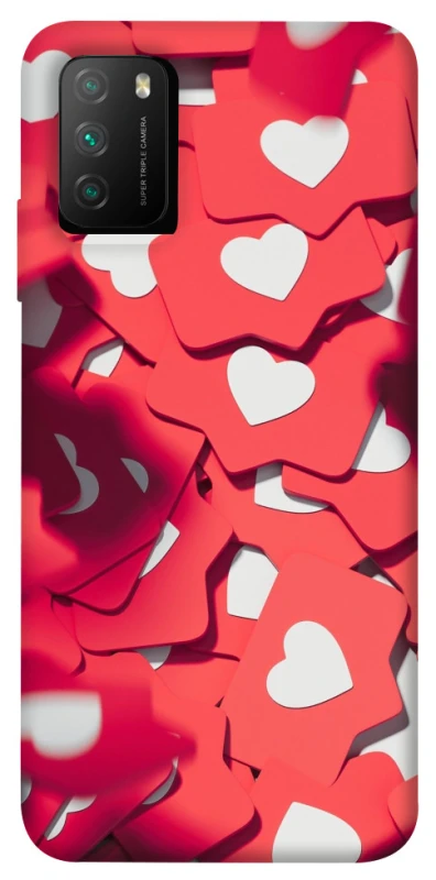 Чохол на Xiaomi Poco M3 Love aesthetic ver.2 фото 1 з 1