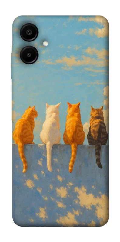 Чехол на Samsung Galaxy A07 cats on wall фото 1 Чехол на Samsung Galaxy A07 cats on wall фото 1 из 1