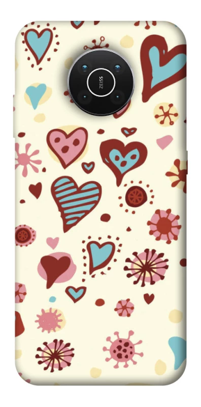 Чохол на Nokia X10 / X20 Pretty hearts фото 1 з 1