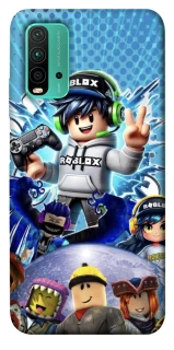Чехол на Xiaomi Redmi Note 9 4G / Redmi 9 Power Roblox collage ver.3 фото 1 из 1