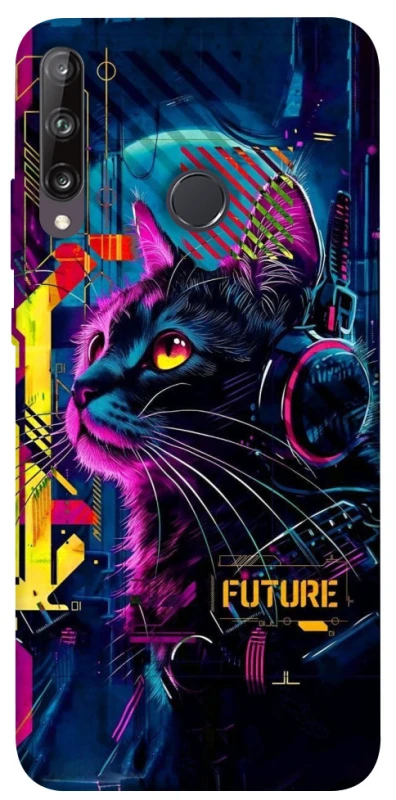 Чохол на Huawei P40 Lite E Cyber Cat v2 фото 1 з 1