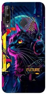 Чохол на Huawei P40 Lite E Cyber Cat v2 фото 1 з 1