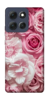 Чехол на Motorola Moto G86 Розовые цветы фото 1 из 1