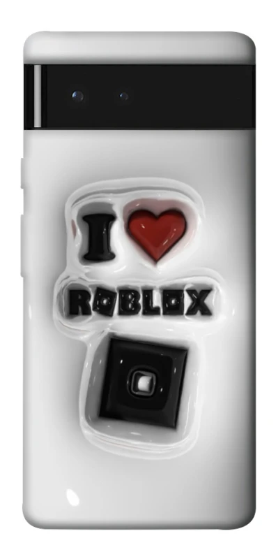 Чохол на Google Pixel 6 I love Roblox фото 1 з 1