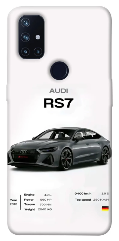 Чехол на OnePlus Nord N10 5G Audi RS7 фото 1 из 1