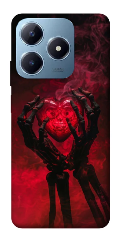 Чохол на Realme C63 Heart in the hands of a skeleton фото 1 з 1