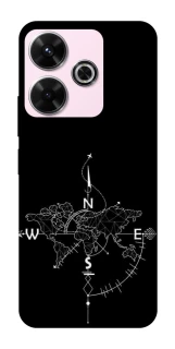 Чехол на Xiaomi Poco M6 4G Travel Map фото 1 из 1