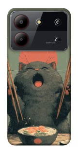 Чохол на ZTE Blade A54 4G Hungry Cat фото 1 з 1