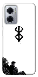 Чохол на Xiaomi Redmi Note 11E berserk white фото 1 Чохол на Xiaomi Redmi Note 11E berserk white фото 1 з 1