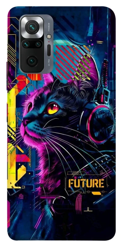 Чохол на Xiaomi Redmi Note 10 Pro Cyber Cat v2 фото 1 з 1
